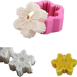 Snowflake Mould, Snowflake Silicone Mould, Christmas Chocolate Soap Candle Mould Snowflake Shape DIY Crafting Art Holiday Supplies for Christmas Thanksgiving New Year (Pack of 1)-picture-28