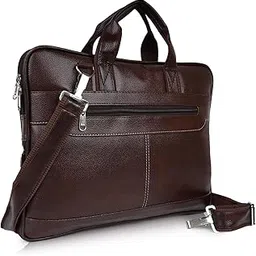 Martucci Laptop Messenger Bag - Laptop Bag for Men, PU Leather Expandable,Multiple Organisers,Detachable Unisex Formal/Casual/Office Use Hand Bag,Supports Laptop Upto 15.6 inches (Brown)-picture-12
