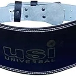 USI UNIVERSAL THE UNBEATABLE Weight Lifting Belt, 790SL6 (6 Inch Wide, Black, Small Size) Padded, Leather & Metal Construction, Suede Leather Lining, Weight Belt For Deadlift, Squat For Men, Women-picture-10