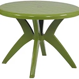 ITALICA Round Plastic Table for Home - Glossy Finish Center/Coffee Table for Balcony - Suitable for Indoor & Outdoor (9508, Green, BN)-picture-27