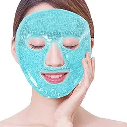 KRIDARSH Cold Face Eye Masks Ice Face Mask Hot Cold Compress For Dark Circles, Puffiness, Migraines, Headache, Stress, Relief, Cooling Face Masks For Women Men, Skin Care-picture-40