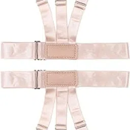 shopora Shirt Stays Nylon Garters Strap One Size Elastic Shirt Garters For Women | Mens Accessories | Suspenders Braces-picture-51