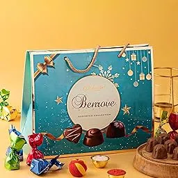 HyperFoods® Bhai Dooj Tikka for Brother Chocolates Gift Hamper Chocolate Pack Benrove Sea Green Pack of 24 Pcs Chocolates Gift Pack BhaiDooj Tika BhaiDooj Diwali Hamper Gifts Diwali Gift pack-image-93