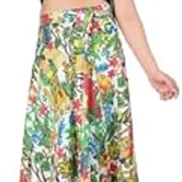 Jaipur Export qulity Cotton Hand Block Floral Printed Wrap Around Women’s and Girls Free Size Skirt Rapron. White-picture-21