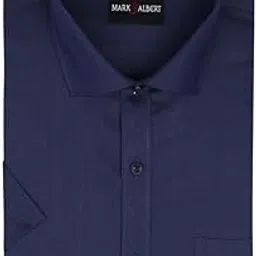 mark & albert Cotton Half Sleeves Regular Fit Formal Shirt for Men-picture-53