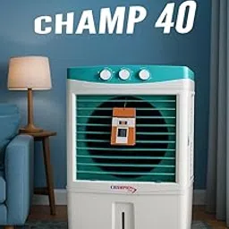 CHAMPION PLUS PP White Air Cooler | 12-Inch Blade | 30L Tank | 110 Motor | Honeycomb Pad | Ice Chamber|GREEN-image-9