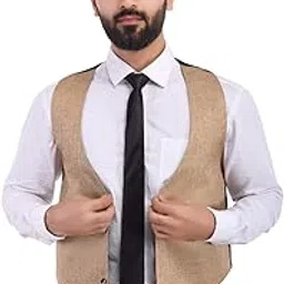 bizzeie Juite Blend Waist Coat For Men-picture-48