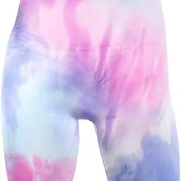 maxxim Women's High-Waisted Seamless Compression Biker Shorts - Tie Dye and Solid Ideal for Gym, Yoga, Running, and Fitness-picture-51