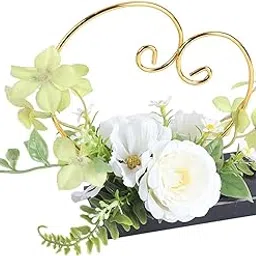 TRENDIVIBE Flower Display Stand Wedding Iron Heart Shaped Table Wedding Ring Holder-picture-39
