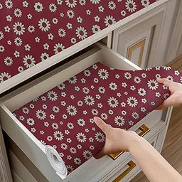 Vocal Store Anti-Slip Kitchen Cabinet Drawer Shelf Mat Liner Sheets Textured Multipurpose 5 Meter Roll, Red - MDOJ11-P073-5-picture-21