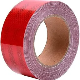 High Visibility Waterproof Reflective Tape - 2 Inch Red Adhesive Strip for Safety (5 Meters)-image-10