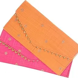 Kuber Industries Shagun Envelope for Gift|Dot Pattern for Gifting Lifafa|Cardboard Envelope for Marriage|Many Occassions|Pack of 2 (Assorted)-picture-15