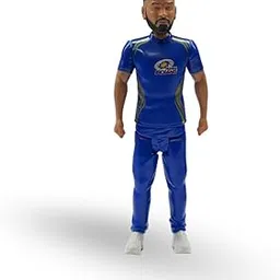 CRICKET ICONS Hardik Pandya Mumbai Indians Action Figures, IPL Edition 360° Rotatable Head, MI Cricket Player for Fans & Collectors Pack of 1-picture-44