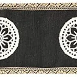 jute cottage Eco-Friendly Wallet 2 Fold Mandala Print - Black-picture-43
