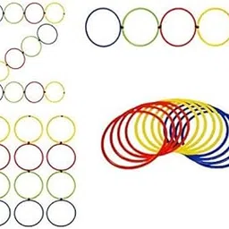 Roxan Flat Ring 18 inch Ring Ladder in 12 Piece | Round Flat Ring Ladder Multi Color | Track and Field Flat Ring Ladder | Indoor and Outdoor Flat Ring Ladder for Unisex Adults-picture-20