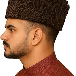 The Miya Store Royal Handmade Karakul Cap with Qualib Built � Premium Fur, Luxury Inner Lining, Traditional Heritage Design for Men (High End Version)-picture-41