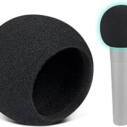 SOULWIT 4Pcs Microphones Pop Filter for Shure SM58/SM58 Pro/BETA 58A, Protective Mic Cover Windscreen Foam - Black-picture-28