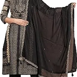 yash gallery Women's Cotton Mothers Day Gift Ikat Printed Straight Kurta Pant With Dupatta-picture-23