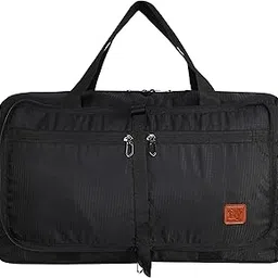 fly fashion.in - fashion begins here Fly Fashion Polyester Foldable Duffle Travel Convertible Bag Luggage for Travel, Packing and Storage for Men Women - Black-picture-36