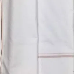 jubilee Poly Cotton White Unstitched Dhoti for Men Pack Of 2 (White)-picture-21