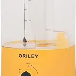 Oriley 2111A Ultrasonic Cool Mist Humidifier Manual Air Purifier for Home Office Adults and Baby Bedroom (1 Year Warranty) (2.3L, 18W, Transparent Yellow)-image-22