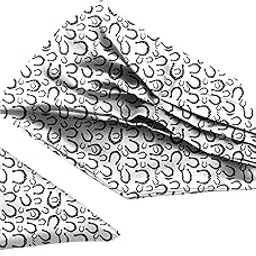 blacksmith Horseshoe Alphabet Printed Neckwear Ascot and Matching Pocket Square Set for Men-picture-16