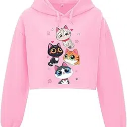 absolute defense Crop Hoodie for women Girl casual stylish latest Brown Beige pink lavender white black under 399 499 winterwear Hood wali crop hoody-picture-20