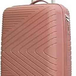 tourtier Hard-Shell Luggage Trolley Bag with 360° Spinner Wheels, Large Capacity Travel Carry-On Suitcase (Style-1, BABYPINK, 20 INCH)-picture-44