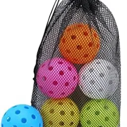 Merishopp 6Pcs Pickleball Balls for Outdoor Courts Sanctioned Tournament Play Training-image-77