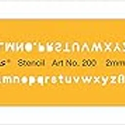 Isomars Lettering Guide Drawing Template Stencil 2 mm-picture-31