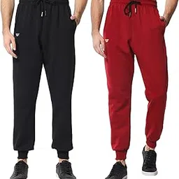 fflirtygo Men's Fleece Solid Thermal Trackpants-picture-25