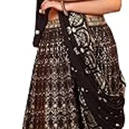 aurelia Women’s Printed Thread Embroidered Straight Pure Cotton Blue Spaghetti Top, Jacket and Palazzo Set-picture-12