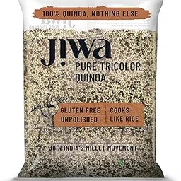 JIWA healthy by nature Organic Tricolor Quinoa, 1 Kg (Certified Organic & Gluten Free)-image-19