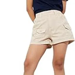 max URB_N Women Solid Cargo Shorts-picture-34