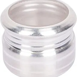 DHRUVS COLLECTION 925 Pure Silver (Chaandi) BIS Hallmarked Oxidized Sindoor Dibbi/Dani Kumkum Box For Women, Pooja, Home Decor, Wedding Functions, & Gifting Purpose - 9.56 Grams-image-5