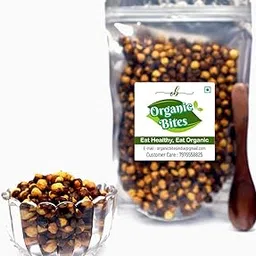 Organic Bites Roasted Masala Chana (Hing Jeera Flavoured) -800 gm image 1