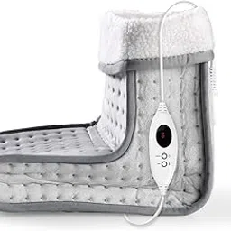 Nedis® (Designed in Netherlands) Electric Foot Warmer for Men and Women in Winters with 6-Heat Settings, Washable, Digital Control and Overheat Protection-image-63
