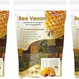 New Bee Venom Foot Patches Stress Relief Detox Patch Solution (1 BOX x 10 Patches) (4 Piece)-image-36