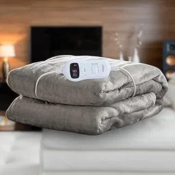 WelTherm Electric Over Blanket | Heated Throw Blanket | Shu & Flannel Fleece | 10 Heat Modes | 10 Hour Timer | Digital LED Controller | Double(180 x 130cms) | 100% Safety Guaranteed |Washable | OB-TSF-picture-23