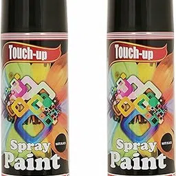 Touch-up Ready-to-Use Car Bike Home and Furniture Painting Aerosol Spray Paint (Matte Black; 400 ml) - Pack of 2-picture-42