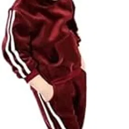 KidsCuddles Boys Winter Fleece Tracksuit Top Bottom Set For Boys and Girls-picture-25