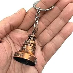 t trendy mart Guardian Bell Keychain, Tibetan Style, Copper Finish, Good Luck Charm for Bike-picture-46