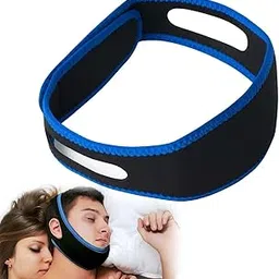 SAJAG Anti Snore Chin Strap For Women&Men-Double-Support Chin Straps For Sleeping-Adjustable Via Hook&Loop Closure-Skin-Friendly,With Holes For Aeration-Snoring Prevention Device-picture-47