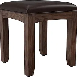 Modern Mission Vintage Oak Vanity Bench-image-32