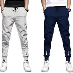 riksaw Men's Track Pant | Sweatpants for Men | Trouser,Lower, Pajama (Sports | Gym | Yoga) - Regular Fit with Two Side Zipper Pockets-picture-31