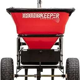 Buyers Products 3039632R Grounds Keeper Commercial Walk Behind Push Spreader, 100lb Capacity, For Salt, Ice & Snow Melt, Included Grate & Cover With Enclosed Gearbox for Protection-picture-22