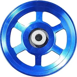 ATORSE Aluminium Alloy Bearing Pulley Wheel Universal Gym Cable Wheel Replacement Blue-image-5