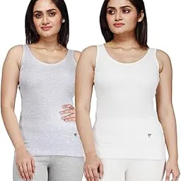 Premium Round Neck Sleeveless Upper Thermal Camisole/Top for Women and Girls Pack of 2-image-79