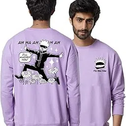 Jujutsu Kaisen Chibi Gojo Satoru Anime Oversized Sweatshirt-image-1