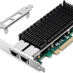 10G Gigabit Ethernet Converged Network Adapter with Intel X540 Chip, 10Gb NIC Compare to Intel X540-T2 Network Card, Dual RJ45 Copper Ports, PCI Express X8-image-64